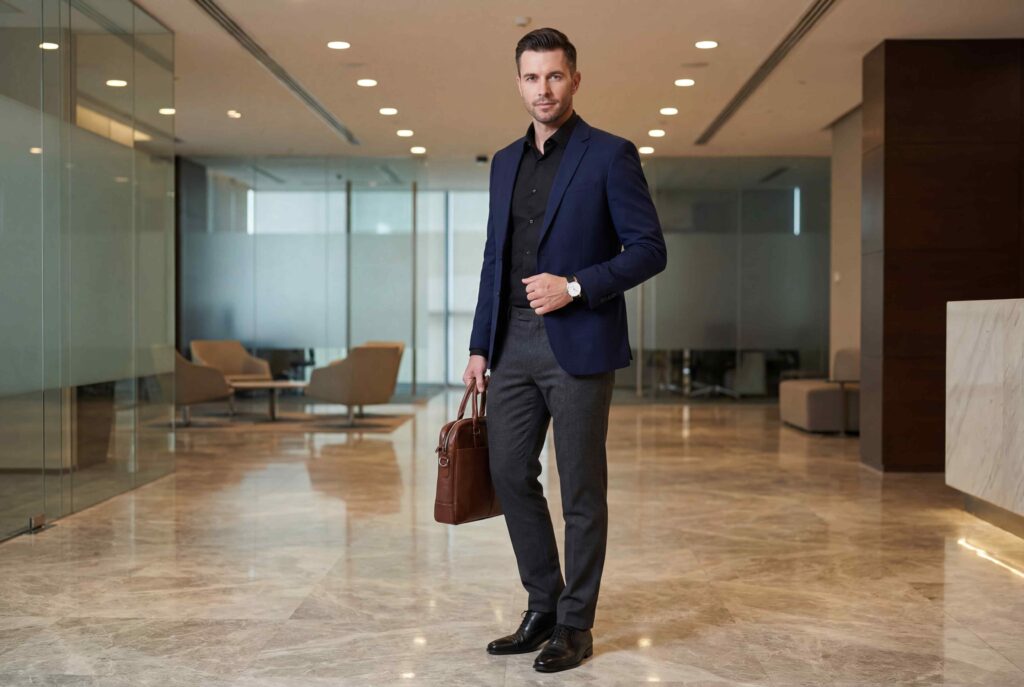 11 Black Shirt Outfit Men That Never Go Out Of Style Black Shirt Outfit Men Featured 1 1024x687