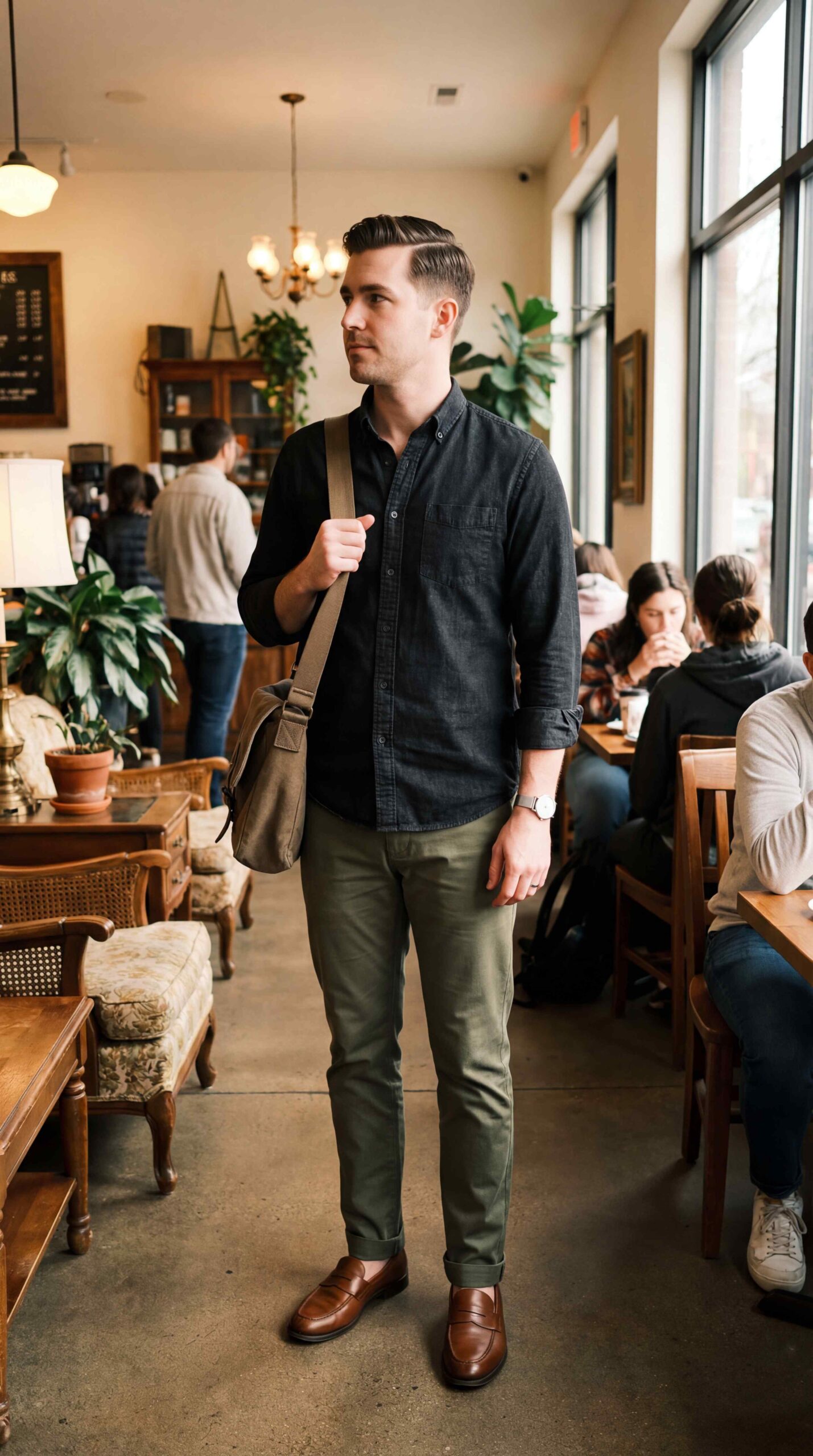 11 Black Shirt Outfit Men That Never Go Out Of Style Smart Casual Black Shirt Ensemble