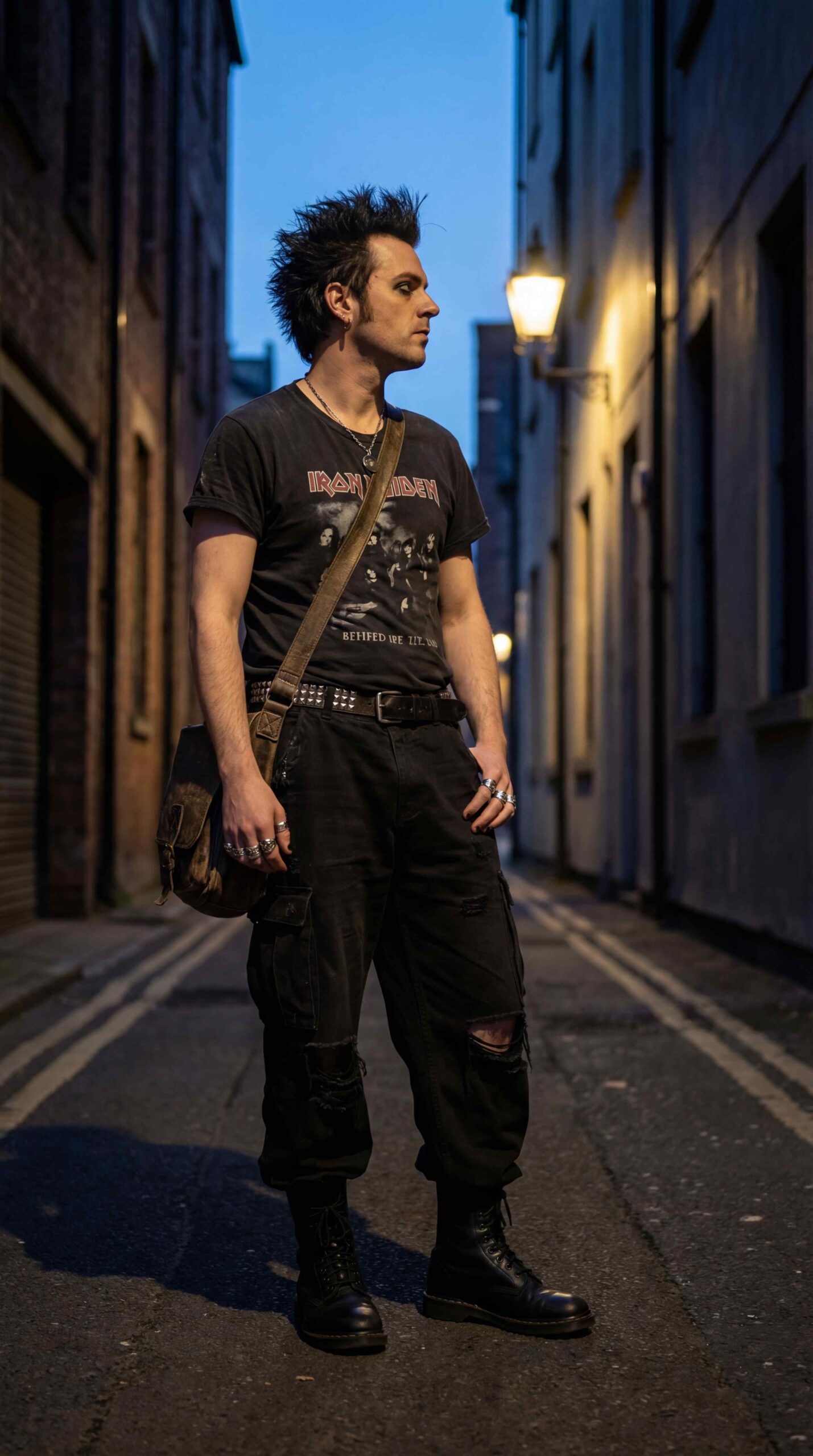 Edgy Cargo Pants Outfit Men