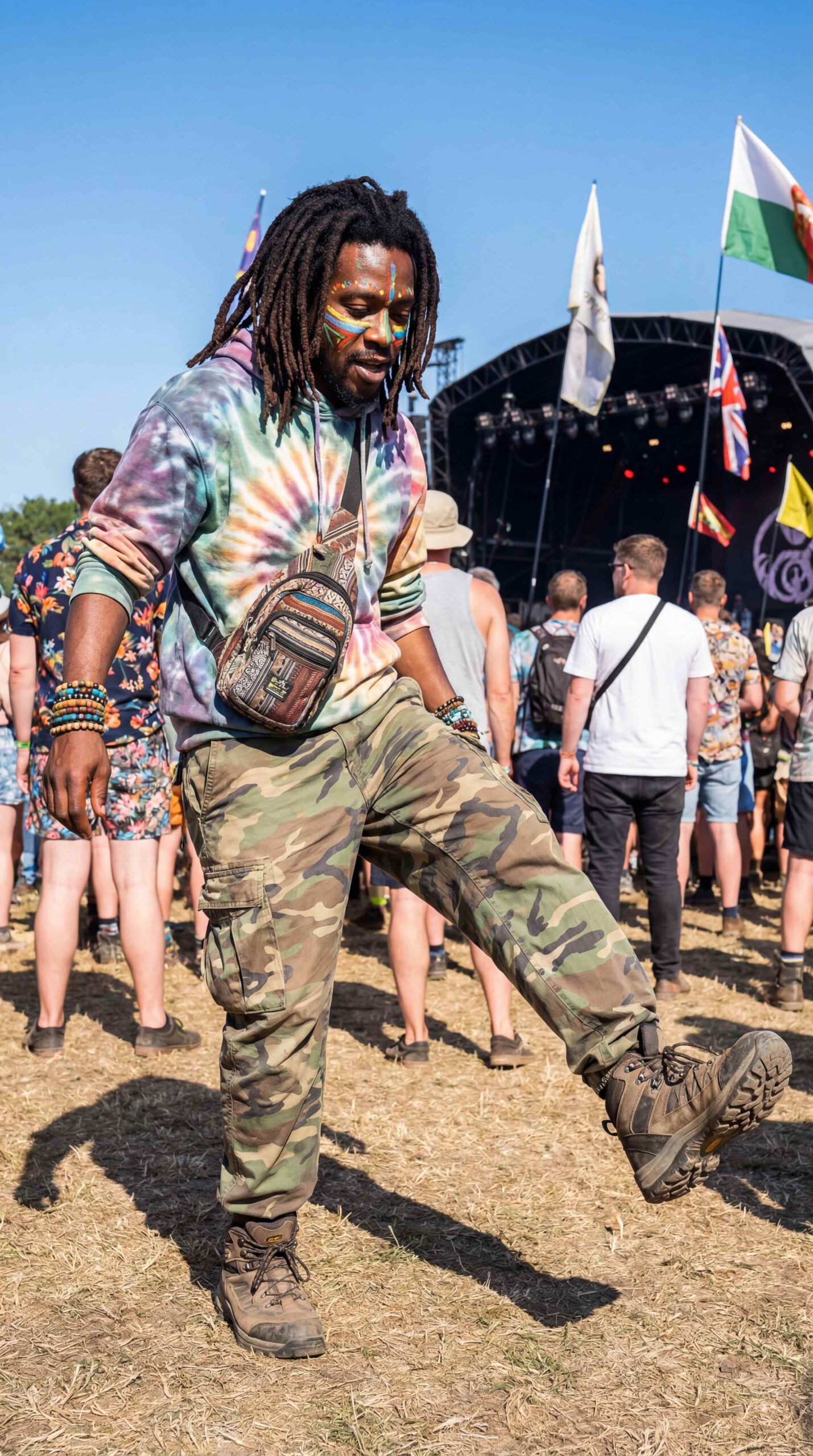 Festival Cargo Pants Outfit Men