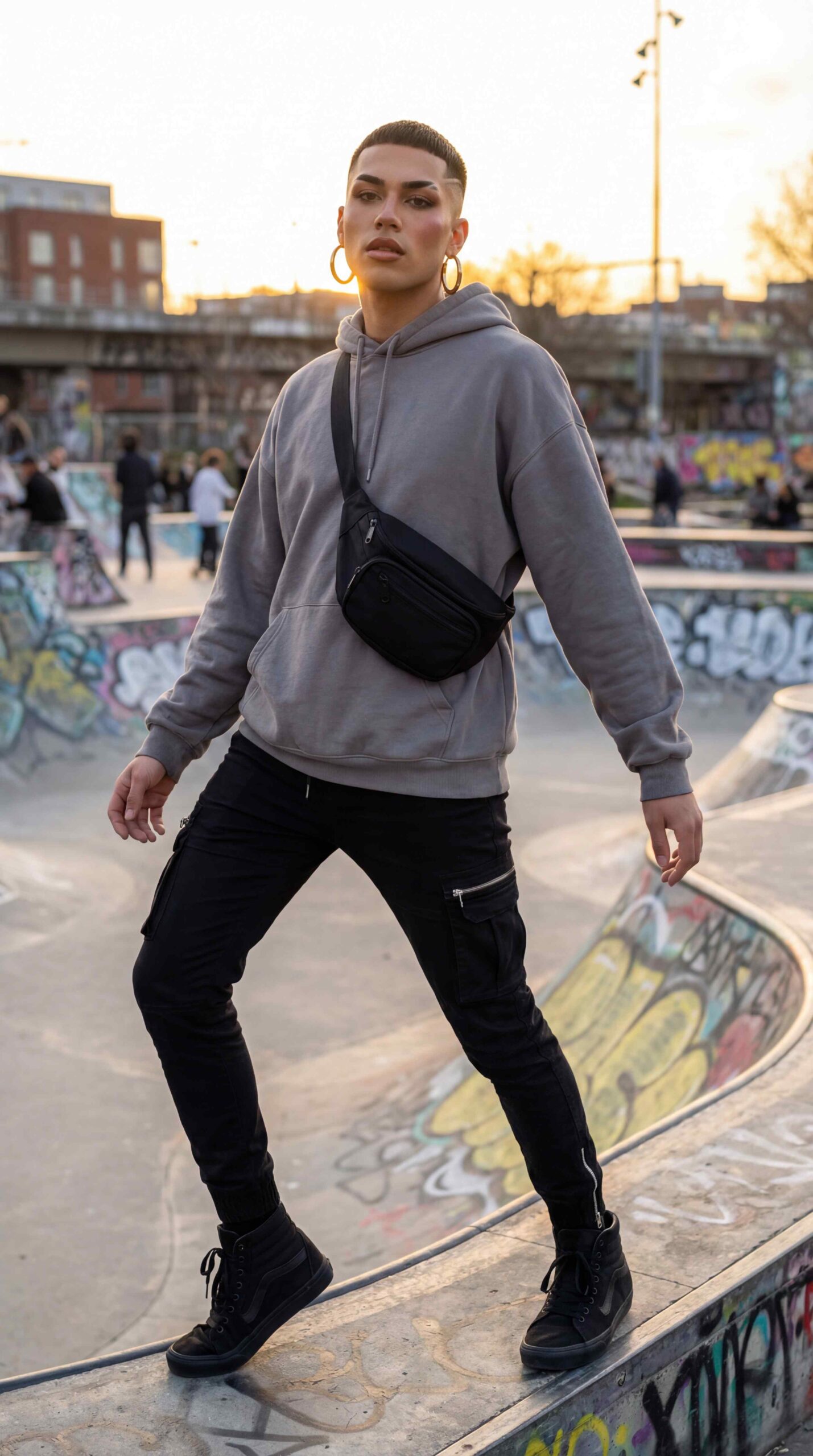 Streetwear Cargo Pants Outfit Men