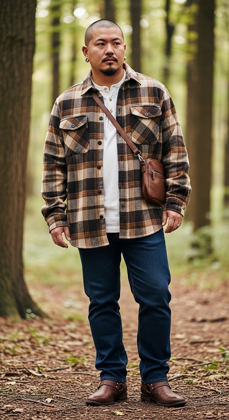 11 90s Outfit Men Will Make You Beautiful Oversized Plaid Shirt Outfit