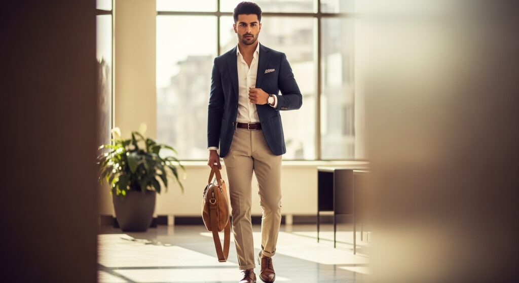 11 Beige Pants Outfit Men That Look Stunning Beige Pants Outfit Men Featured 1024x559