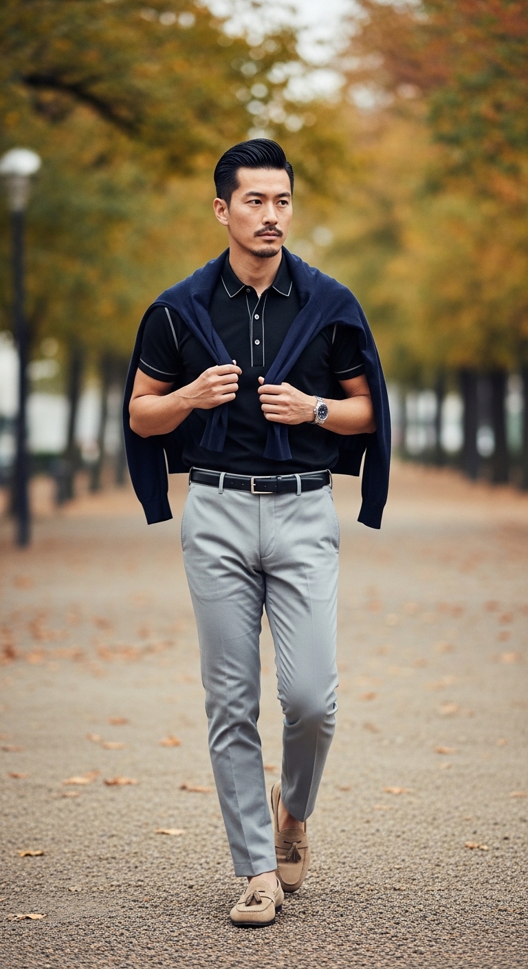 Smart Casual Polo Ensemble