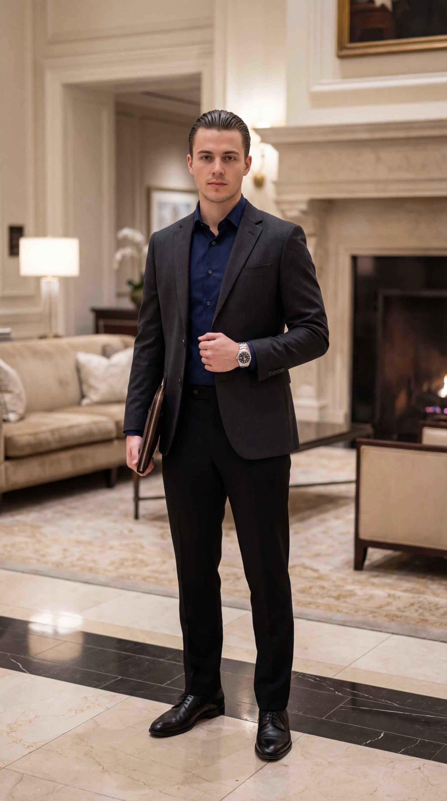 Classic Navy Shirt Formal