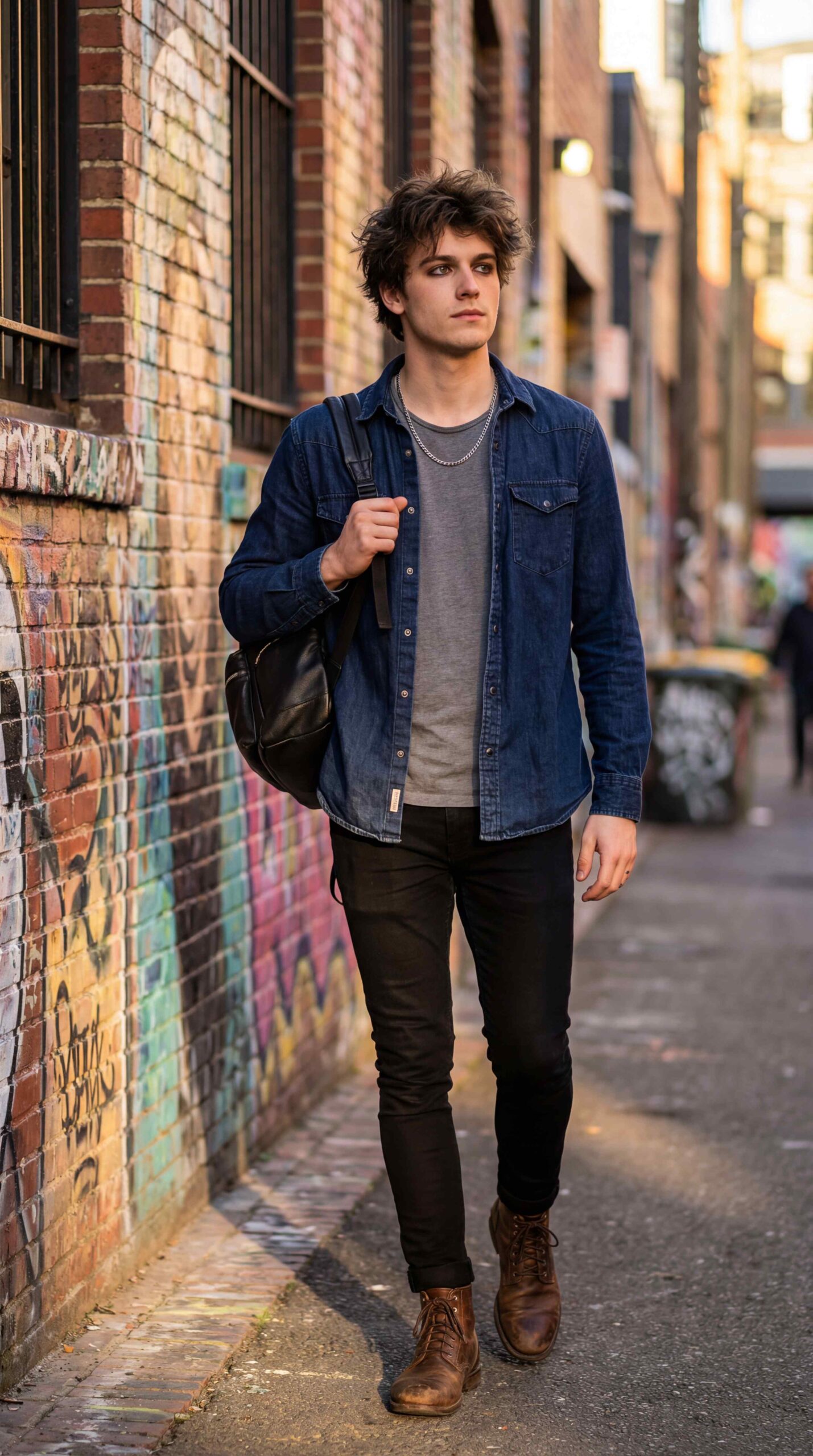 Denim Shirt Street Style