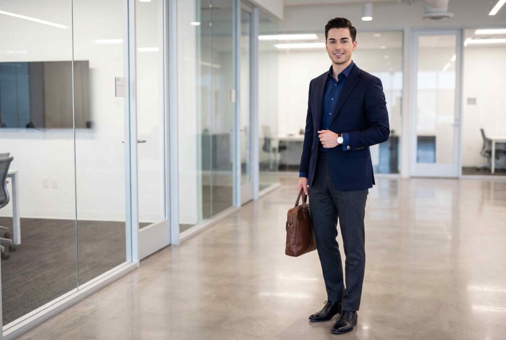 Blue Shirt Outfit Men Featured 1024x687