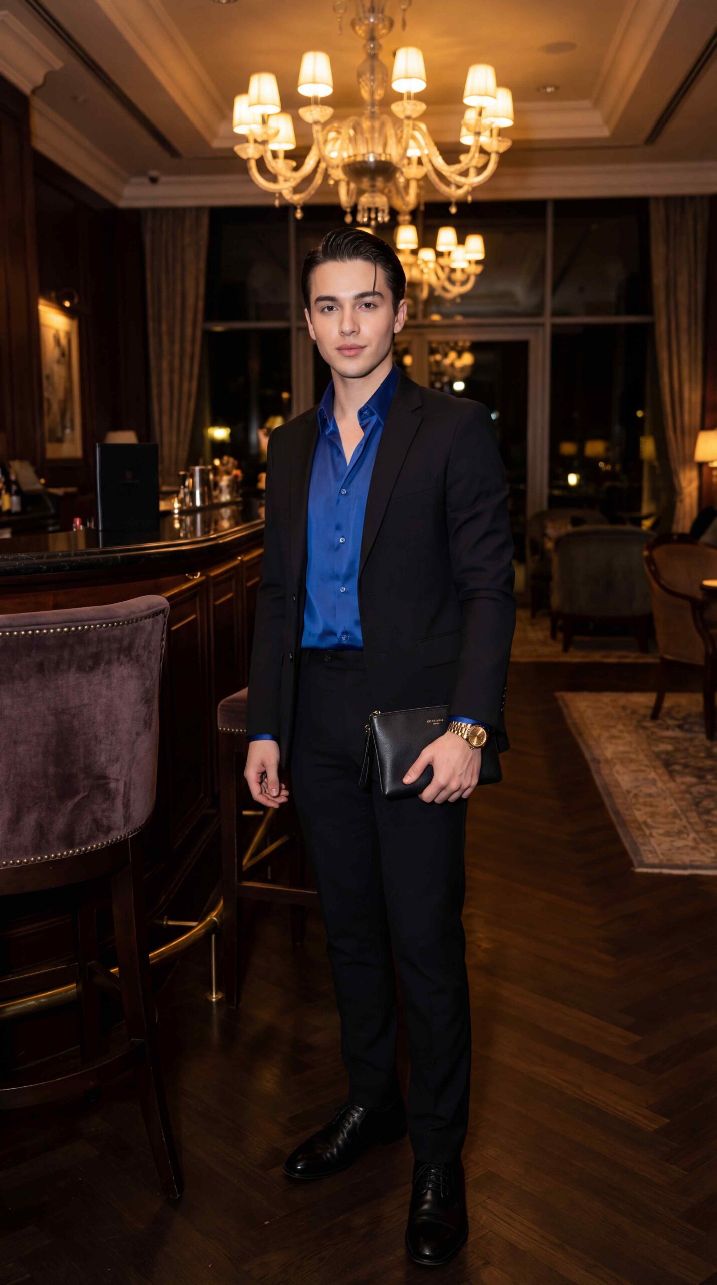 Royal Blue Shirt Evening