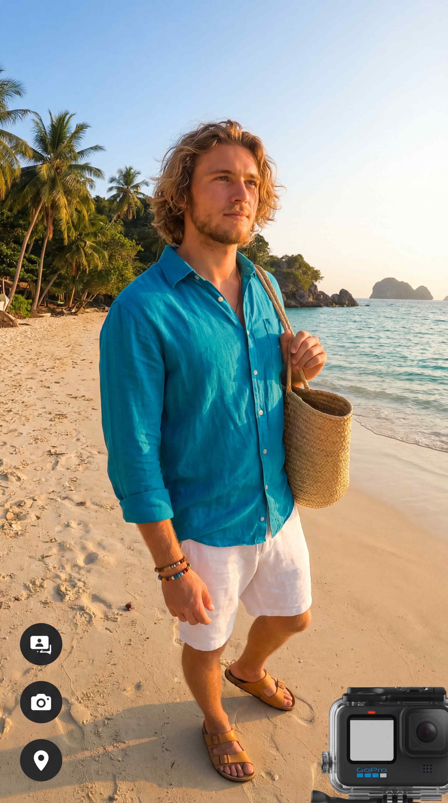 Teal Blue Shirt Summer