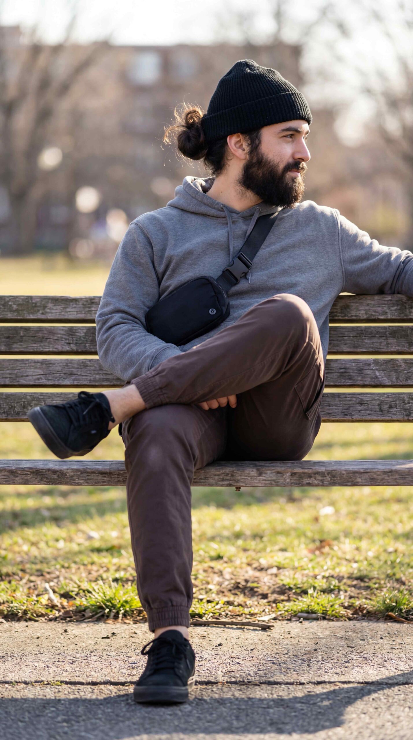 Brown Jogger Pants Casual