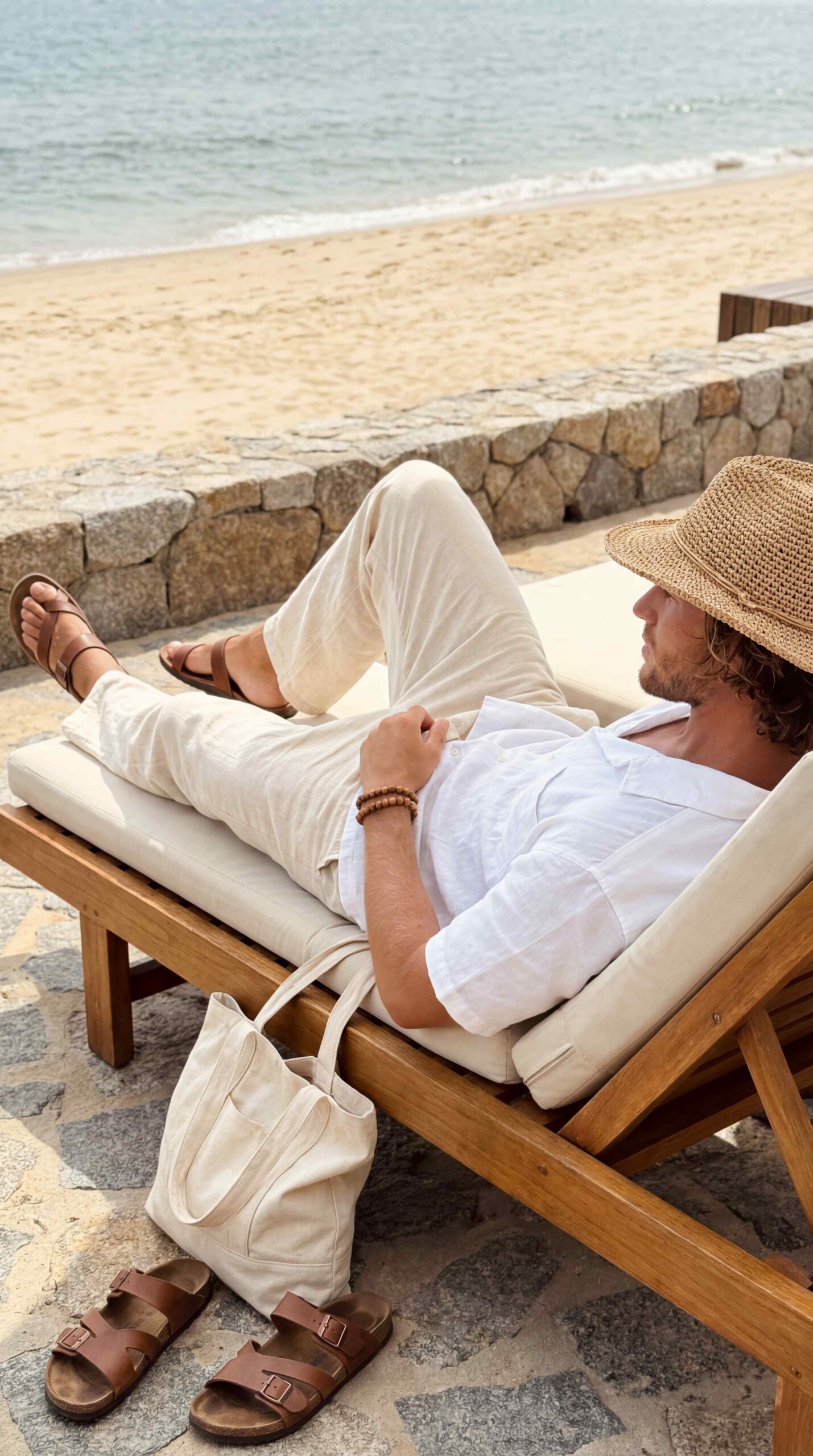 Brown Linen Pants Summer