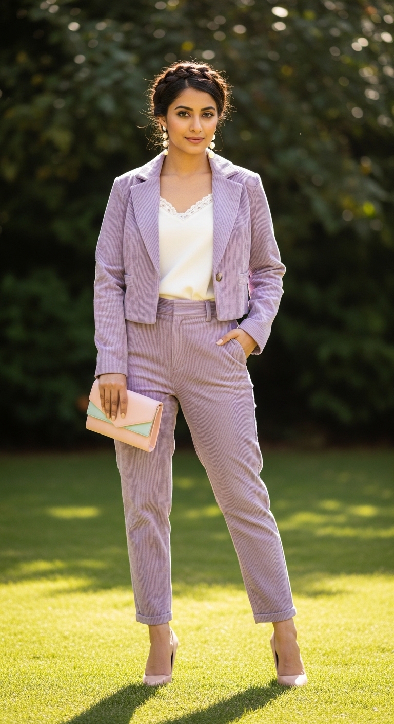 11 Cord Sets Outfit Women That Are Trending Now Soft Pastel Cord Set