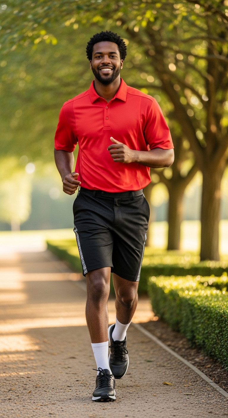 11 Golf Outfit For Men Only That Look Stunning Sporty Mesh Golf Shorts Look