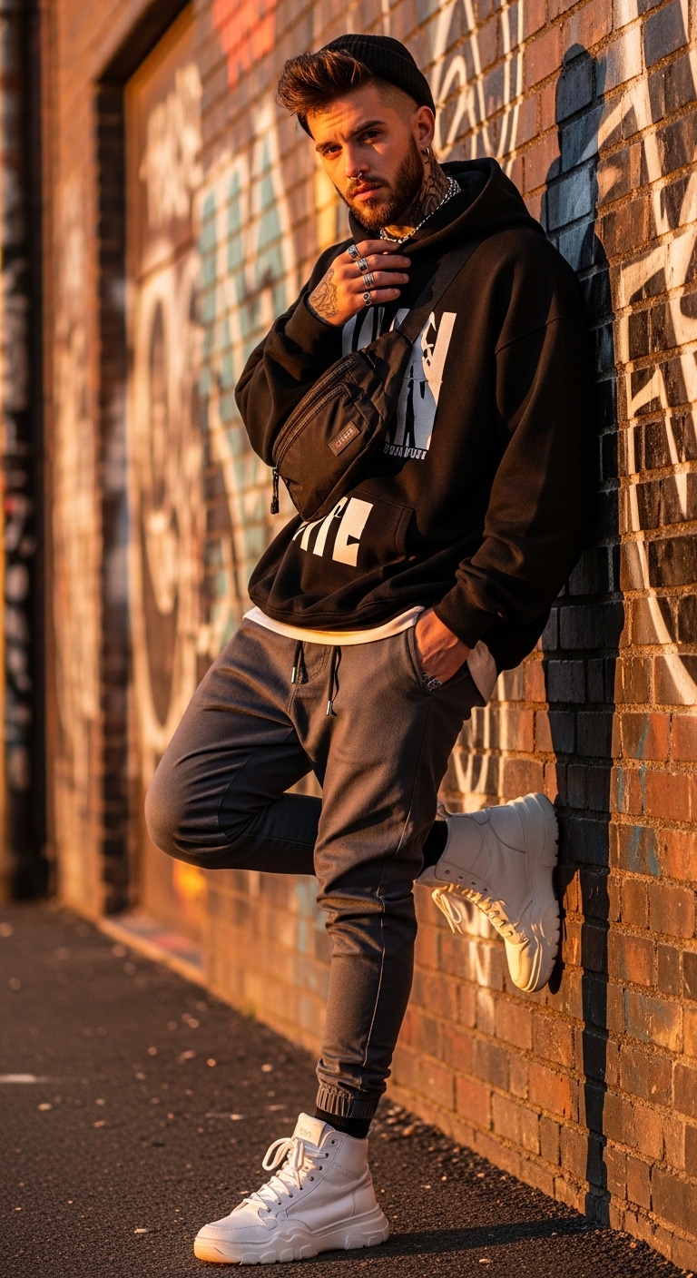 11 Grey Pants Outfit Men You Need To Try Street Style Grey Joggers