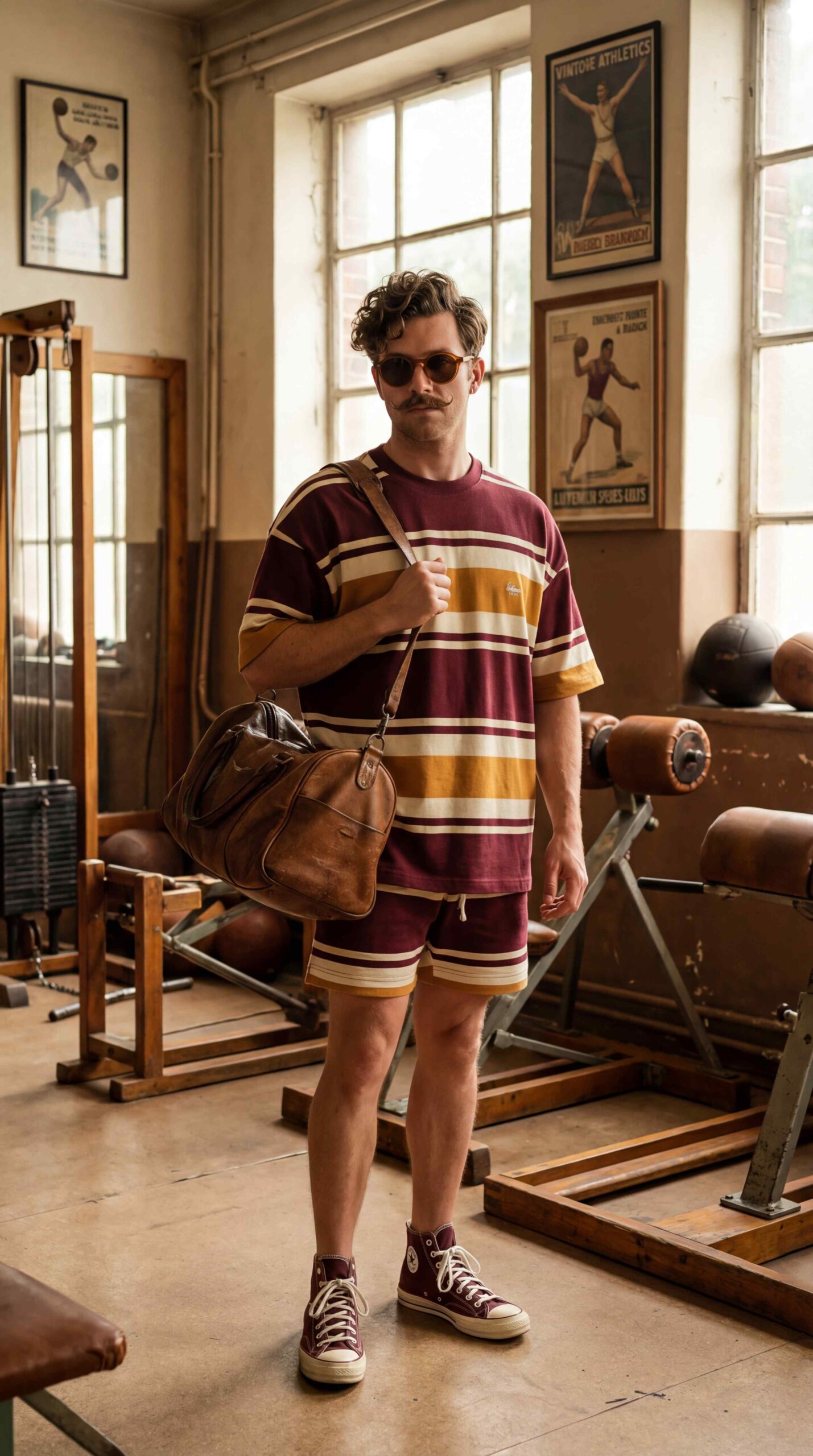 11 Gym Outfit Men That Never Go Out Of Style Retro-Inspired Gym Outfit Men