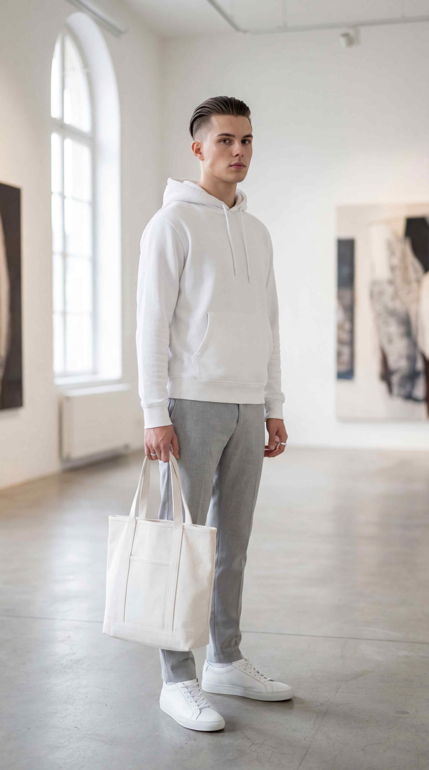 11 Hoodie Outfit Men To Elevate Your Style Minimalist White Hoodie Outfit Men