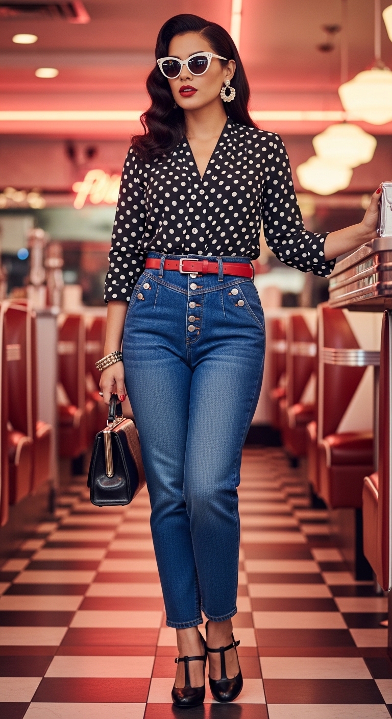 Vintage-Inspired High Rise