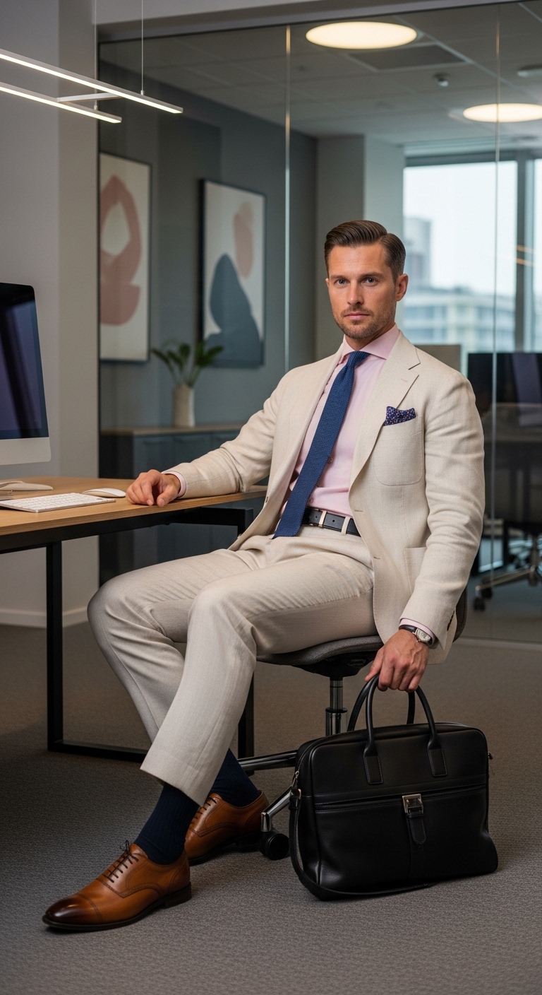 11 Linen Pants Outfit Men To Transform Your Wardrobe Cream Linen Office Ready