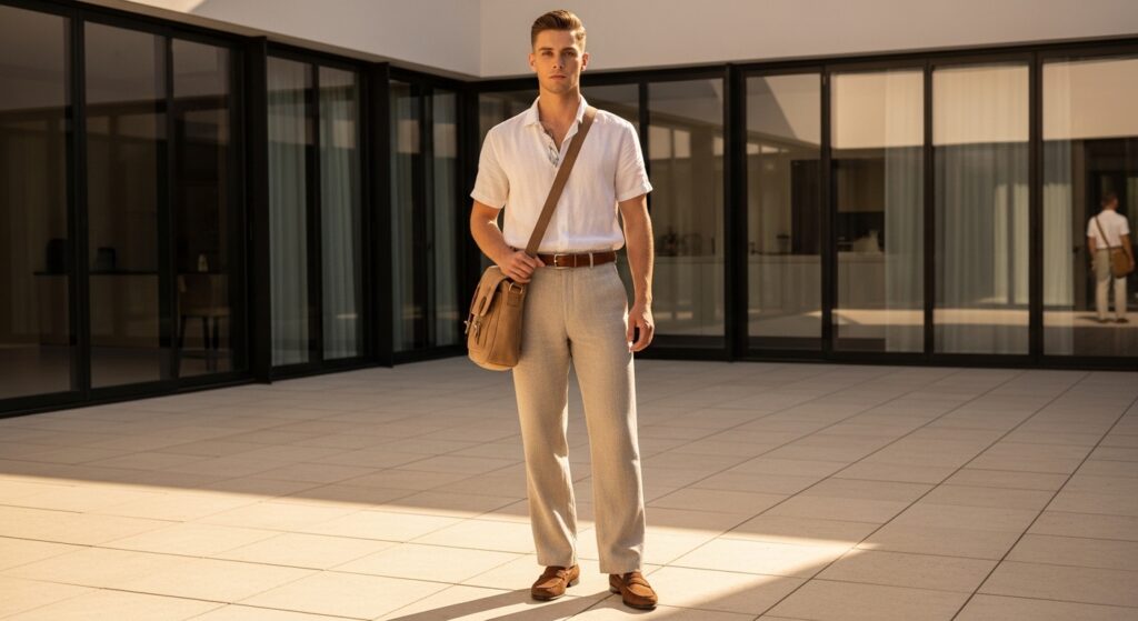 11 Linen Pants Outfit Men To Transform Your Wardrobe Linen Pants Outfit Men Featured 1024x559