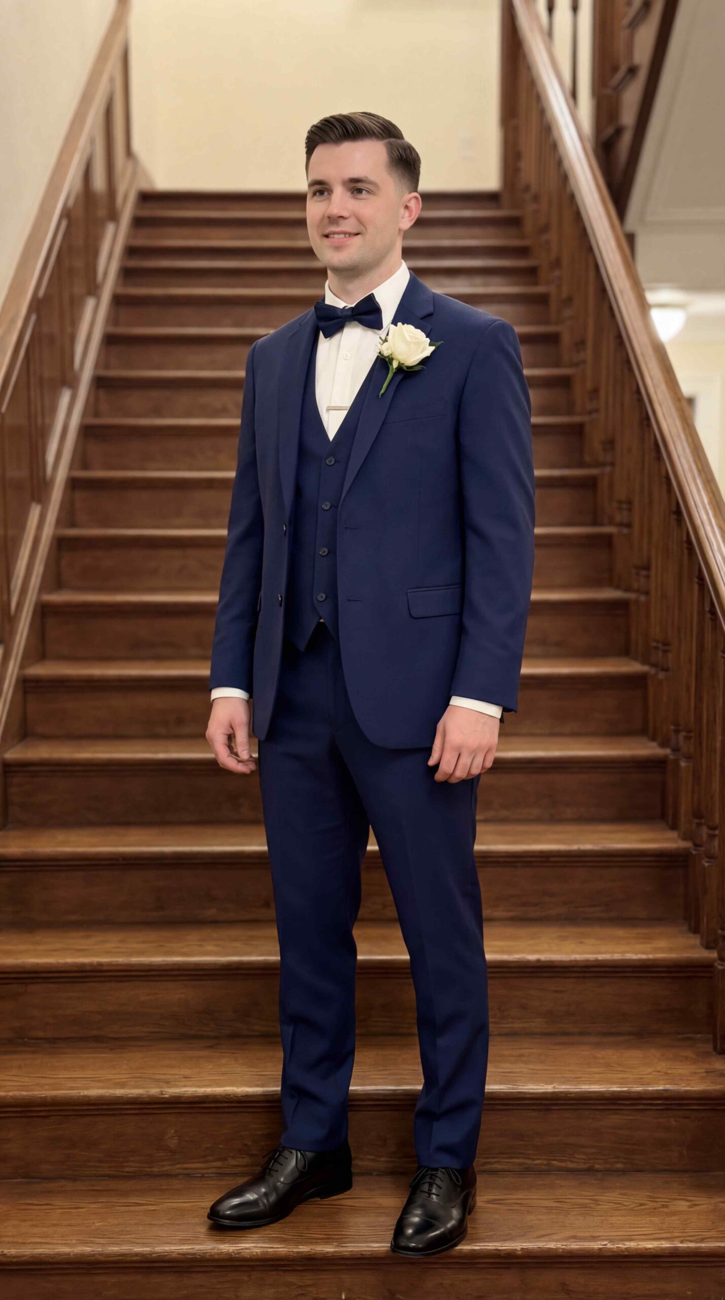 11 Men Wedding Outfit That Never Go Out Of Style Three-Piece Groomsman Suit