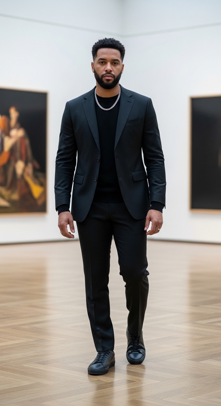 Monochrome Minimalist Outfit