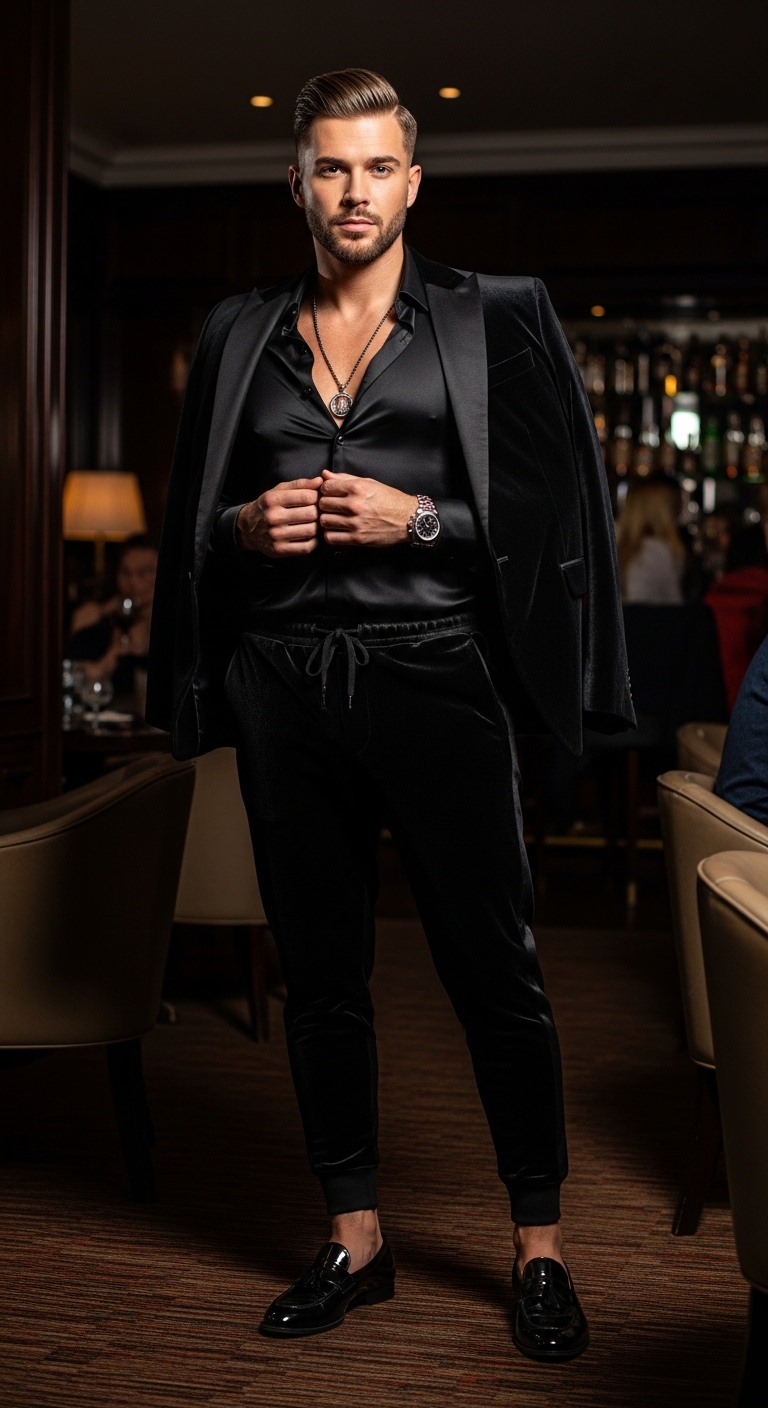 Evening Sweatpants Outfit Men