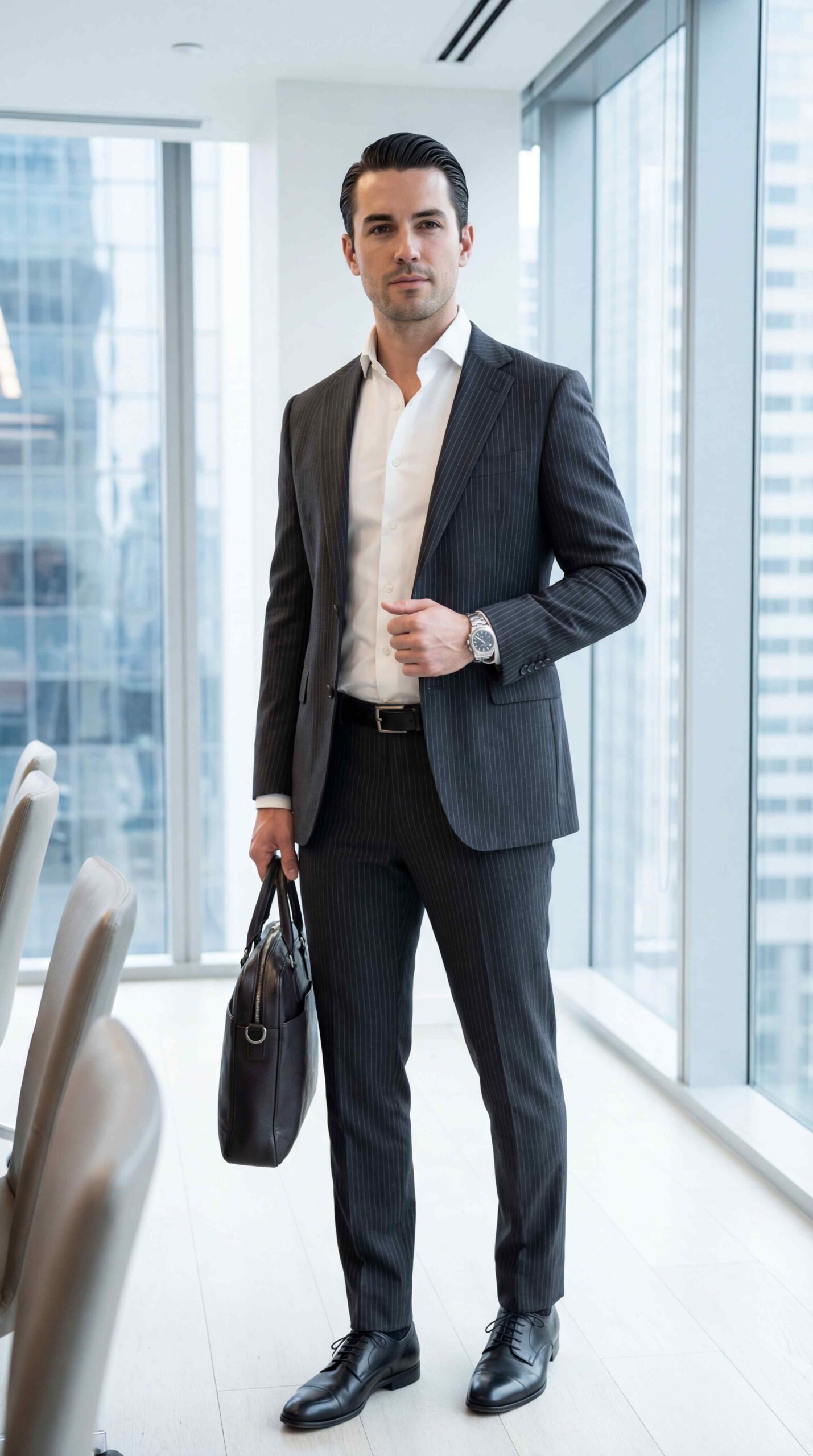 11 White Shirt Outfit For Men For Effortless Style Classic Office White Shirt Look