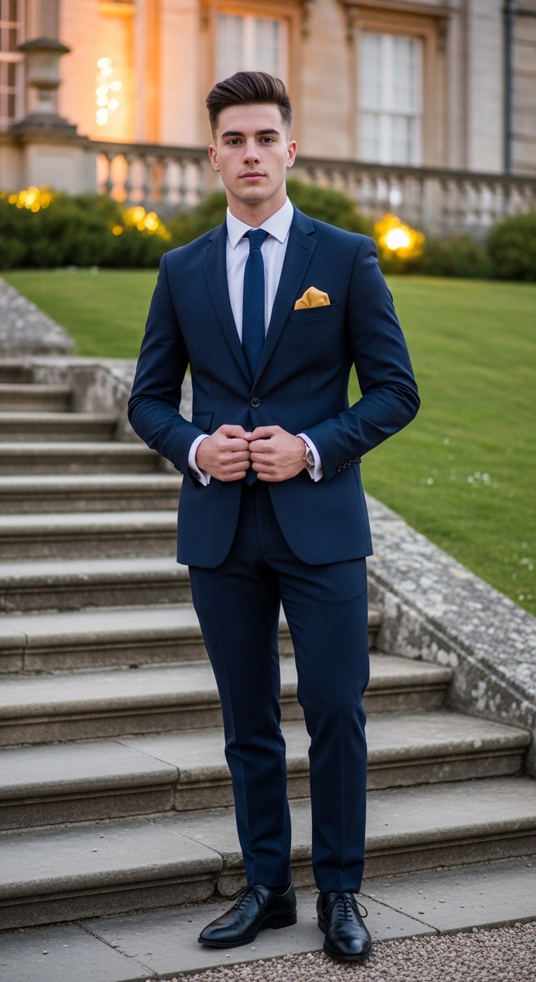 classic midnight navy suit