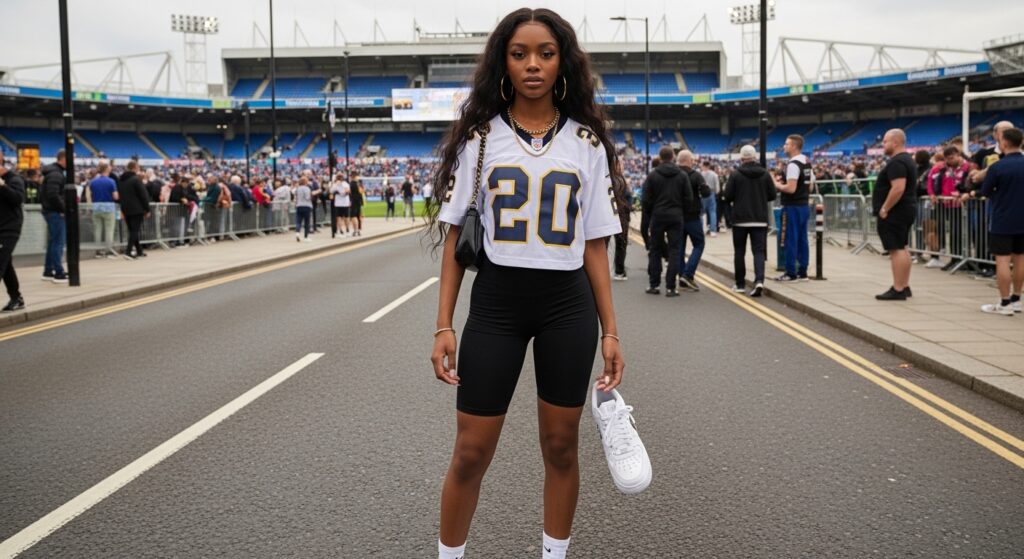 jersey outfit black women